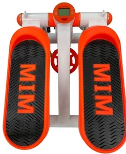 Mini Stepper Exercise Machine Stair Equipment with Resistance Bands LCD Monitor - Picture 1 of 4