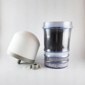1+1 Ceramic Dome Multi-Stage Filter Compatible for Nikken PiMag Aqua Pour System - Picture 1 of 1