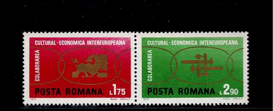 Rumania Scott #2328a, par 1972 juego completo en muy buen estado MNH Foto 1 de 1