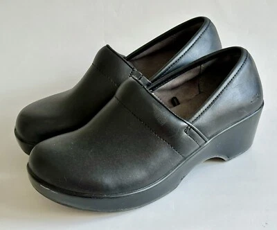 JBU Jambu Pro Córdoba Zapatos Cuero Negro Enfermera Trabajo Zueco Talla 6M Buen Estado Foto 1 de 4