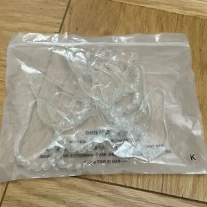 12 3” shower curtain rings clear acrylic plastic hangers - Picture 1 of 5