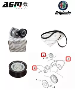 KIT CINGHIA ESTERNA TENDICINGHIA CUSCINETTO ORIGINALE ALFA GIULIETTA STELVIO 2.2 - Imagen 1 de 10