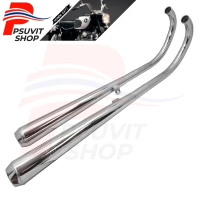 [Free Shipping] HONDA CA72 CA77 C72 C77 Exhaust Muffler Set+ Header [1 pair] PT - Imagem 1 de 4
