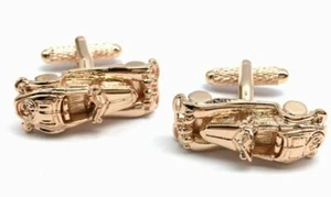 Onyx Art CK1111 Vintage Cabriolet Car Cufflinks in Presentation Gift Box - Bild 1 von 3