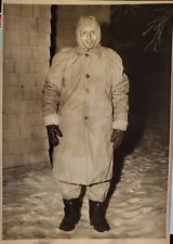 Vintage Old 1946 Photo of Man Explorer who went to the North Pole January 1946
