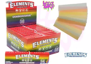 Elements Connoisseur Rainbow King Size Slim Rolling Papers - Picture 1 of 4