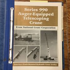 National 969 & 990 TRUCK CRANE OWNERS MANUAL BOOK OPERATION & MAINTENANCE GUIDE