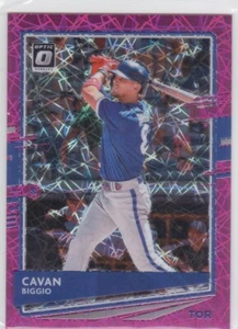 2020 DONRUSS OPTIC..CAVAN BIGGIO..PINK VELOCITY PRIZM../199..# 137..BLUE JAYS - Bild 1 von 2