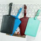 PU Leather Luggage Tag Handbag Label Boarding Pass Airplane Suitcase Tag  Lady