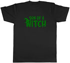 Son Of Witch- Zielony Męski Unisex T-shirt Koszulka