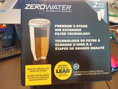 Zero Water Premium Five Stage Ion Exchange Filter Technology Two Pack - Image 1 of 3