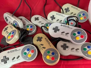 Nintendo Super Famicom offizieller SFC SHVC-005 Controller Posten getestet fu... - Bild 1 von 14