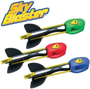 Aeromax Boys Summer Backyard Flying Toy Sky Blaster Finger Rocket - Foto 1 di 7