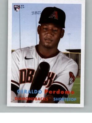 2021 Topps Archives Geraldo Perdomo 51 RC Arizona Diamondbacks - Image 1 of 2