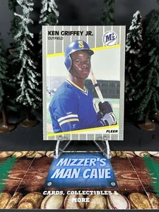 1989 Fleer Baseball Ken Griffey Jr. Mariners Base Card RC Rookie 548 - Picture 1 of 2