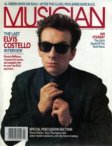 Musician Magazine March 1986 Elvis Costello Omar Hakim Tony Thompson Stryper - Picture 1 of 6