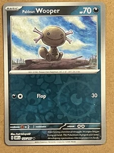 2023 POKEMON - OBSIDIAN FLAMES - WOOPER - REVERSE HOLO 127/197 - Picture 1 of 2