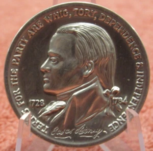 1976 Caesar Rodney GORHAM Sterling Silver Round - 28.7 grams Delaware - Picture 1 of 2