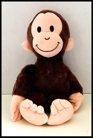 Monkey Doll Curious George 16" Kohls Cares Stuffed Animal Pre-Owned Good Cover