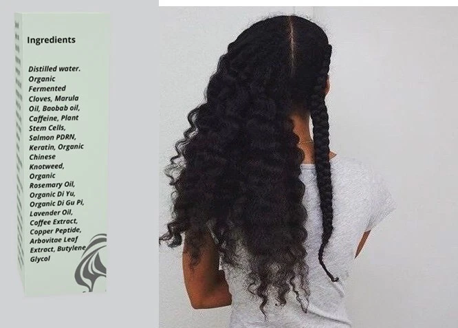 hair growth serum, plant stem cells, salmon PDRN, stem cells, anagen phase - Image 1 of 4