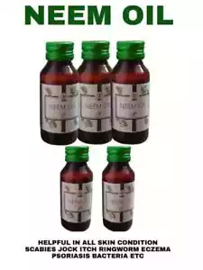 ANTI SCABIES KILLS SCABIES MITES AND EGGS COMPLETE ERADICATION OIL 5 BOTTLE PACK - Picture 1 of 2