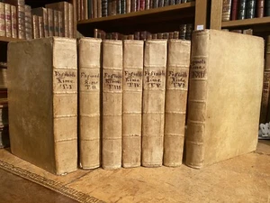 FAGIUOLI. Rime Piacevoli. 1729-34. Rime Piacevola. 1745. 7/7 volumes in-4. EO - Imagen 1 de 21