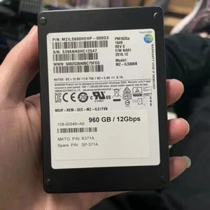 Samsung PM1635A 960GB SSD 2.5" SAS 12G/S MZILS800HEHP-000G3 MZ-ILS800B - Afbeelding 1 van 1