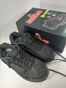 Brahma Negro Para Hombre Punta de Acero Bajo Trabajo Zapatos Resistentes al Aceite Talla 8 Usados - Imagen 1 de 11