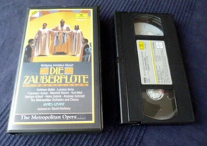 VHS Video Tape Die Zauberflöte Magic Flute Kathleen Battle LEVINE Metro Opera DG - Picture 1 of 4