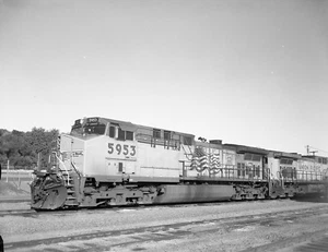 Locomotora Union Pacific Railroad SD60 #5953 negativa @ Pueblo, CO 2009 - Imagen 1 de 1