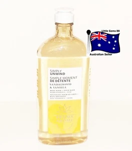 BATH & BODY WORKS Unwind Sandalwood Vanilla WASH FOAM AROMATHERAPY SHOWER - Picture 1 of 1