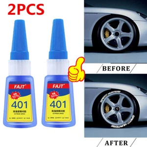 2 Bottle 401 Glue For Tire Lettering -Sticker Adhesive Letters Tires DE - Bild 1 von 12
