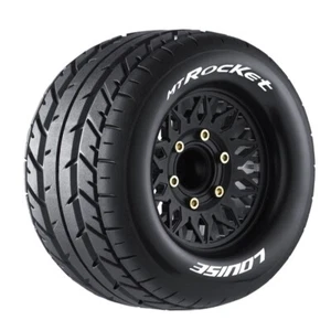LOUISE LOUT3201SX MT-ROCKET 1:10 soft 2.8 Felge schwarz (2) Hex 12mm,14,17mm - Bild 1 von 5