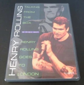 HENRY ROLLINS 'Talking from the box / Henry Rollins goes to London' 2 disc DVD - Bild 1 von 3