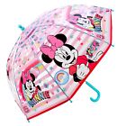Minnie Mouse 'Love' Umbrella Childrens Character Folding Kids Girls POE Dome
