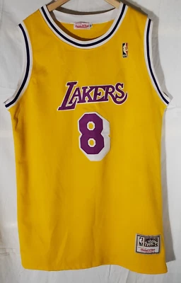 Mitchell & Ness Hardwood Classics NBA Lakers #8 Bryant Jersey - Yellow - Sz 52* - Image 1 of 4