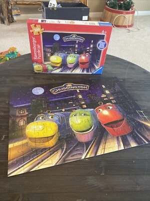 Puzzle Chuggington Fin del Día Ravensburger 100 Piezas Brilla en la Oscuridad Foto 1 de 4