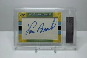 2020 Leaf HOF Baseball Lou Brock Auto 42/47 - Picture 1 of 3