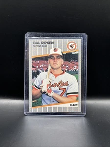 Fleer 1989 - Billy Ripken #616 garabato negro en perilla de murciélago - Imagen 1 de 2