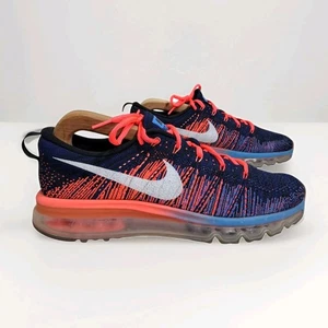 Nike Zapatos Para Mujer 8.5 Flyknit Max Correr Azul Brillante Mango 620469-800 - Imagen 1 de 11