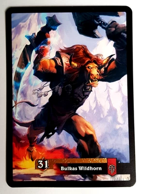 World of Warcraft - Bulkas Wildhorn 31, Dark Portal Oversize 12/18 - Sammelkarte - Bild 1 von 2