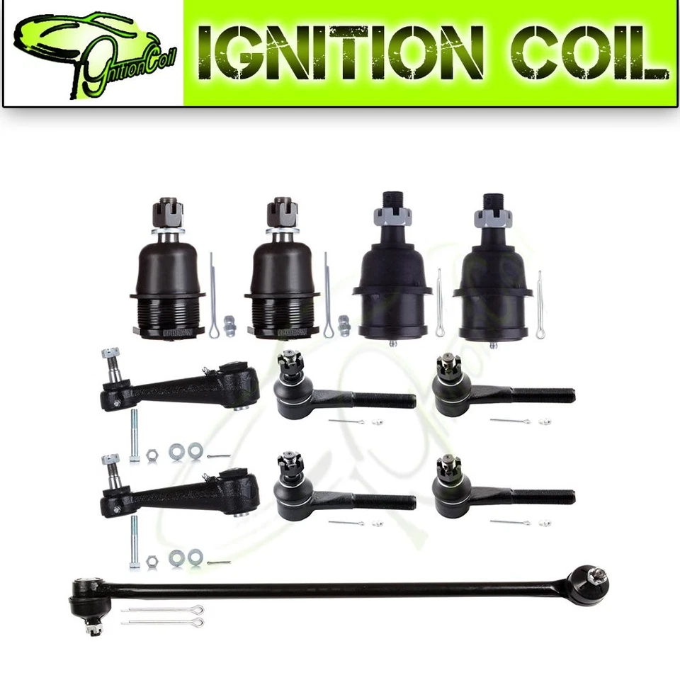 11x Ball Joint Idler Arm Tie Rod End Kit For 1995-1998 Dodge B1500 B2500 B3500 - Image 1 of 4