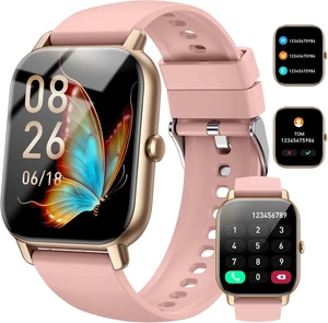 Smartwatch Con Effettua/Risposta Chiamate, Orologio Smartwatch Uomo Donna, 1.85' - Foto 1 di 12