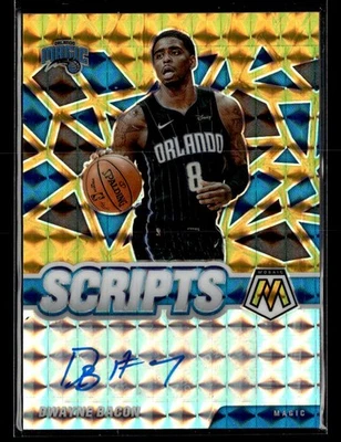 2020-21 Panini Mosaic #SC-DBC Dwayne Bacon Scripts Gold - Image 1 of 2