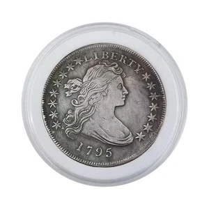Moneda de dólar del año 1795 con vitrina Liberty American Liberty Coin United... - Imagen 1 de 5