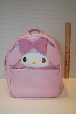 @@***NWT - NEW Sanrio My Melody Pink PU leather 10" Backpack***@@ - Imagem 1 de 4