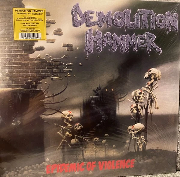 Demolition Hammer Epidemic of Violence LP Vinyl NEW - Image 1 of 1