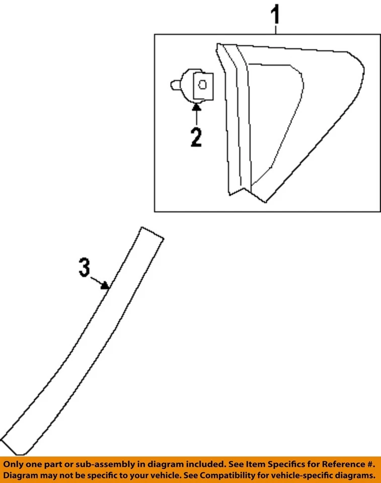 Protector de piedra de ajuste exterior panel 6 cuartos MAZDA OEM 14-21 GHP9504P2A Foto 1 de 1