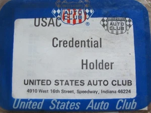5 USAC US AUTO CLUB TITULAR DE CREDENCIAL COCHE OFICIAL DE CARRERAS AÑOS 80 INDY/NASCAR - Imagen 1 de 5