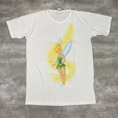 Camiseta vintage años 90 TINKER BELL DISNEY para mujer pijama para dormir de gran tamaño Foto 1 de 4
